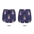 thumbnail image 3 of Salouo Lavender Flowers Print Women's 2 in 1 Running Shorts Double-Layer Shorts Athletic Workout Gym Yoga Shorts Running Shorts for Women-Medium, 3 of 7