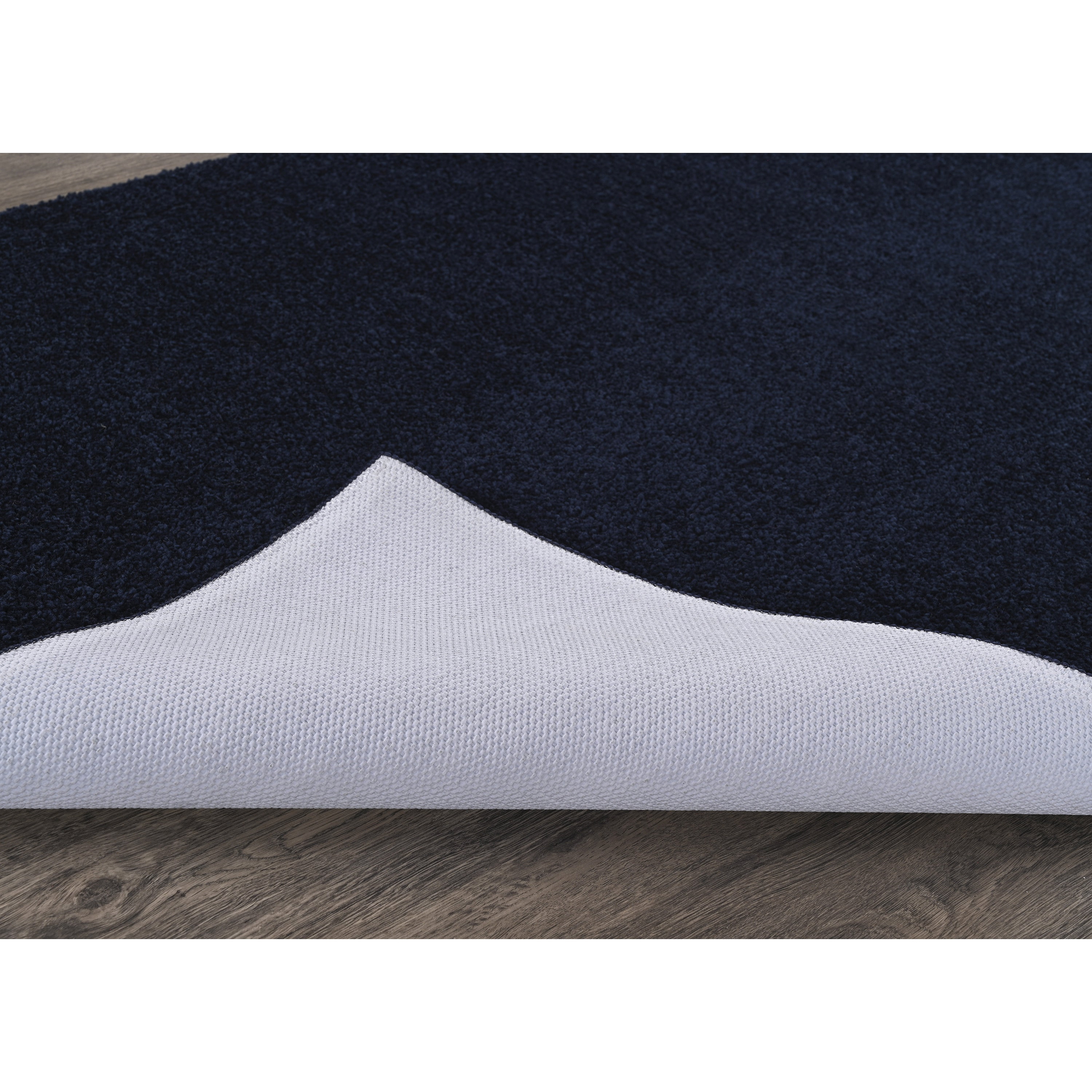 Garland Rug Palmer Plush Washable Navy Blue Indoor Area Rug, 3' x 5'