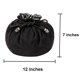 thumbnail image 3 of Bolsa con cordón para dados TOYFUL, grande, negra, con 8 bolsillos, 3 of 6