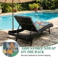 thumbnail image 4 of JOVELL Outdoor Chaise Lounge Cushions 2 Pack, 76×23×3 Inch Water-Resistant Patio Furniture Cushion, Thick High-Density Foam Cushions for Pool & Lawn, Floral, 4 of 7