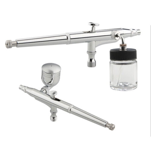 Mini Airbrush Kit Dual Action Spray Gun Model Paint Tattoo 0.2Mm/0.3Mm/0.5Mm