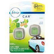 Febreze Car OdorEliminating Air Freshener, Gain Original, 2 ct