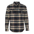 thumbnail image 1 of Burnside - Camisa de franela de manga larga teñida en hilo para hombre, caqui, 2XL, 1 of 1