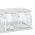 thumbnail image 2 of Boîte d'Assaisonnement Transparente, Ensemble de Boîtes d'Assaisonnement en Plastique Ensemble de Boîtes à Condiments Boîte de Rangement pour Assaisonnements Construction Robuste, 2 of 5