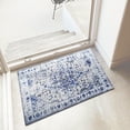 thumbnail image 1 of JV Home Area Rug Napoli Blue 2'x3'3" Washable Carpet Anti Slip, 1 of 6
