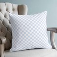thumbnail image 4 of Pillow Covers 20x20 Set of 2, Rustic Blue Plaid Throw Pillow Covers Decorative Couch Cushion Cover, Farmhouse Vintage Grid Checkerboard Microfiber Soft Square Pillowcases for Bedroom Living Room Sofa, 4 of 9