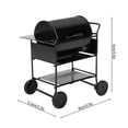 thumbnail image 3 of Dollhouse Bbq Rack, 1:12 Doll House Accessories Mini Bbq Rack Handcart Kitchen Simulation Ornament Decor Toys For Kids, 3 of 4
