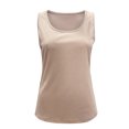 thumbnail image 3 of Vedolay Womens Tank Tops Womens Sleeveless Workout Cute Racerback Cropped Tank Tops Summer Clothes,Khaki L, 3 of 4
