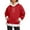 Red, variant on Trim Hoodie for Women 2025 Fall Winter Long Sleeve Casual Plain Drawstring Hooded Sweatshirt with Pockets Pullover Top