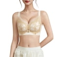 thumbnail image 4 of Gytharion Women's Soild Color Lace Wireless Bras Push-up Breathable Underwear Bras Lightly Comfortable Bras,34A/B-40A/B, 4 of 6