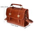thumbnail image 2 of FONDOTIN Large Capacity Brown Women Bag Shoulder Bag Vintage Light Brown 1 Set For Travel And Everyday Use, 2 of 7