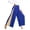 Blue, variant on Women's Praise Dance Palazzo Pants Metallic Patchwork Wide-Leg Trousers for Liturgical Dance Blue XXL