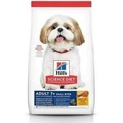 Hill's Science Diet Dry Dog Food, Adult 7+ for Senior Dogs, Small Bites, Chicken Meal, Barley & Brown Rice Recipe, 5 lb Bag