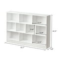 thumbnail image 4 of Oxylife 10-Cube Storage Shelf, Display Storage Cubes Organizer Cabinet for Home Office Living Room Bedroom, White, L 55.1", 4 of 9