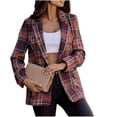 thumbnail image 1 of Puntoco Blusa Informal De Manga Larga Con Botones Para Mujer, Abrigo, Chaqueta, Moda, 1 of 5
