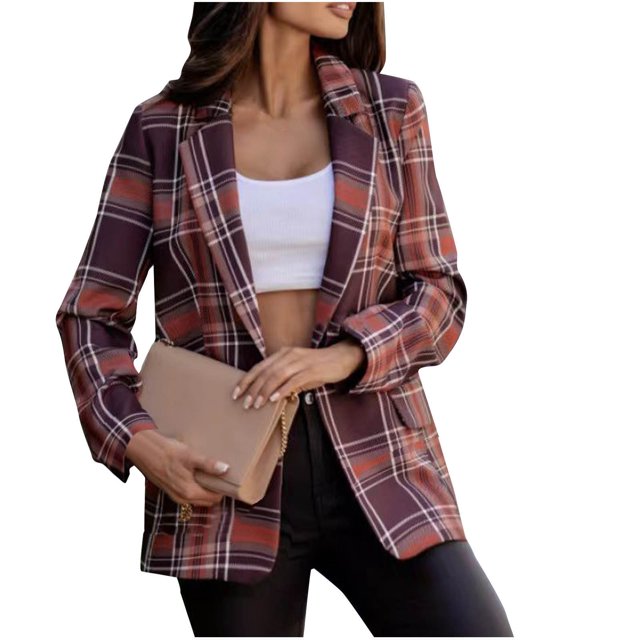 Puntoco Blusa Informal De Manga Larga Con Botones Para Mujer, Abrigo, Chaqueta, Moda