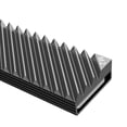 thumbnail image 4 of lionlar M.2 2280 SSD Solid State Hard Disk Aluminum Heat Sink with Thermal Pad Grey, 4 of 5