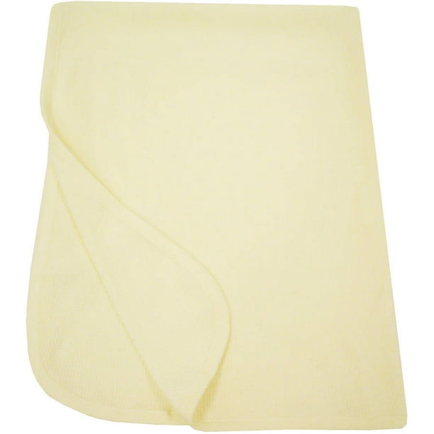 TL Care 100 Natural Cotton Swaddle/Thermal Blanket, Ecru, Soft