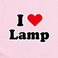 thumbnail image 2 of CafePress - I Love Lamp Infant Bodysuit - Baby Light Bodysuit, Size Newborn - 24 Months, 2 of 4