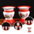 thumbnail image 2 of Shisuyan 1Pc Enamel Spittoon Convenient Toilet Vintage Chinese Style Spittoon for Home, 2 of 9