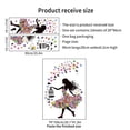 thumbnail image 4 of Adhesivo de pared con diseño de princesa mariposa, autoadhesivo, PVC, 74 x 105 cm, 4 of 4