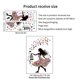 thumbnail image 4 of Adhesivo de pared con diseño de princesa mariposa, autoadhesivo, PVC, 74 x 105 cm, 4 of 4