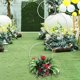 thumbnail image 1 of Soporte de arco para boda, soporte de fondo, marco de arco de flores redondo de 4 niveles para fiesta de cumpleaños, de Baby Shower (flor no incluida), 1 of 10