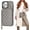 Grey, variant on Crossbody Wallet Case for iPhone 13 Pro Max, RFID Blocking PU Leather Zipper Handbag Purse Flip Cover, Kickstand Folio Case with Card Slots Holder Wrist Strap Lanyard 5G 6.7 Inch (Beige)