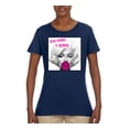 thumbnail image 2 of Marilyn Monroe Being Normal is Boring | Womens Famous People Graphic T-Shirt, Navy, 2XL, 2 of 4