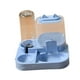 thumbnail image 5 of Comedero automático para mascotas, cuenco compacto para conejos y gatitos. Azul, 5 of 8