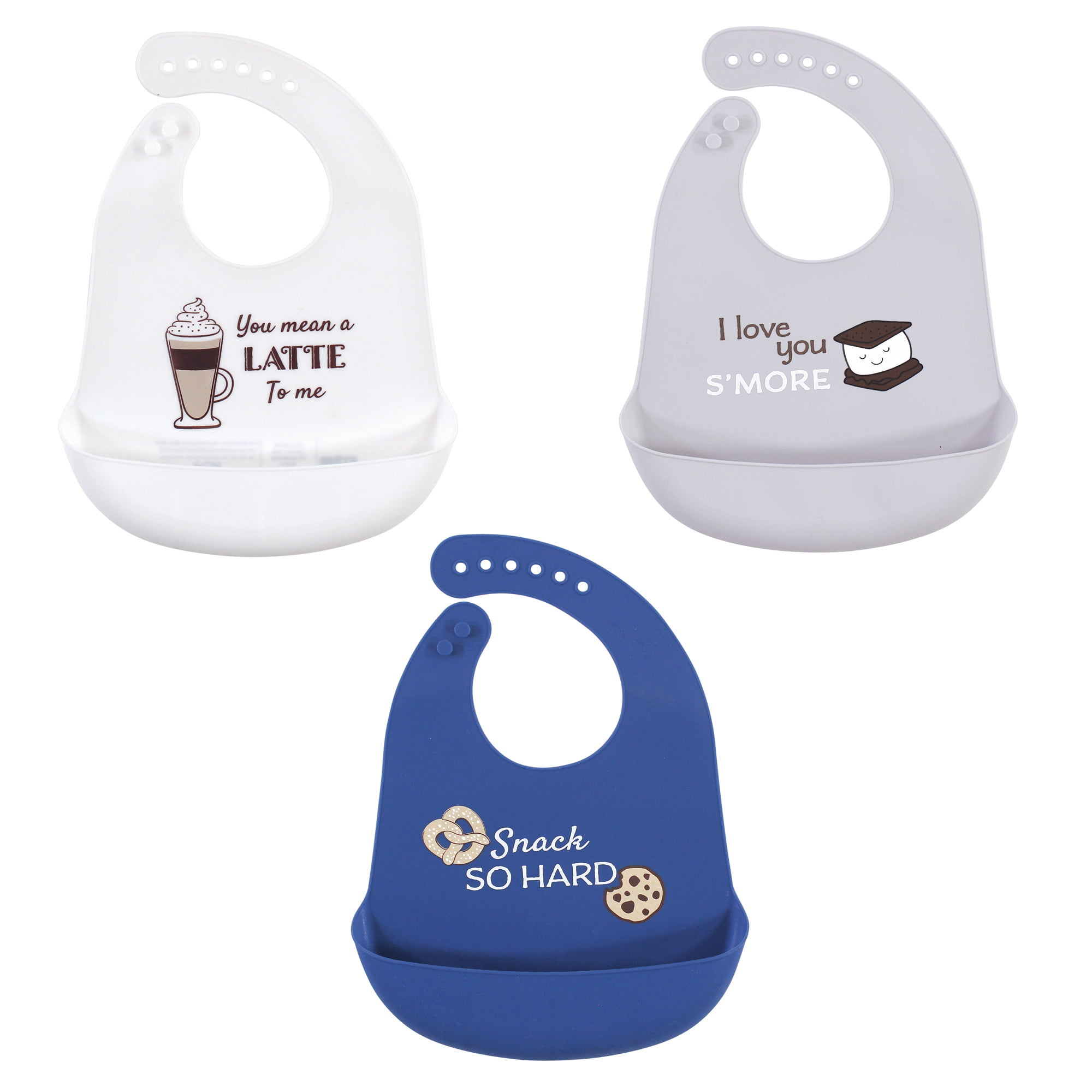 hudson baby silicone bibs