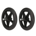 thumbnail image 3 of Roue Roulante, 2 Pcs Roue de Fauteuil Roulant 7 Po Roue en Caoutchouc Roue de Marche Remplacement Valeur Imbattable, 3 of 8