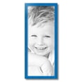 thumbnail image 2 of ArtToFrames 10" x 25" Bright Blue Picture Frame, 10x25 inch Blue Wood Poster Frame (WOM-4751), 2 of 8