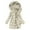 Beige, variant on JURANMO Winter Trendy Down Jackets for Women Fleece Lined Warm Slim Quilted Coat Solid Color Hood Mid Length Outwear Deals of the Day Black M