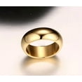 thumbnail image 6 of 6Mm Silver Gold Plated Stainless Steel Men Women Wedding Ring Band R16, 6 of 9