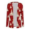 thumbnail image 2 of Ugly Christmas Sweaters for Women 2023 Funny Cute Plus Size Casual Fashion Fall Winter Lightweight Cardigan Long Sleeve Open Front　Christmas Shirts Graphic Holiday Tops Outfits Clothes, 2 of 4