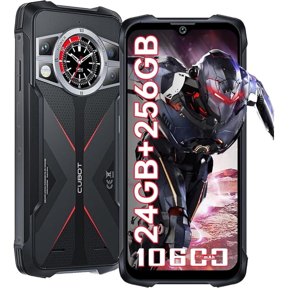 Cubot Kingkong 9 Rugged Phone,24(12 12)GB 256GB,10600mAh, 6.58" Inch