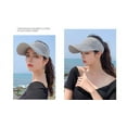 thumbnail image 3 of No Top Baseball Cap Sun Protection Accessories Women Men Empty Top Hat for Outdoor Wide Brim Empty Top Baseball Sun Travel Cap, 3 of 7