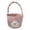 Pink, variant on Gytml Trick Or Treat Basket Halloween Cotton Rope Ghost Candy Bucket Reusable Portable Treat Bag For Halloween Party Favors Holiday Decor(Orange-9.06")