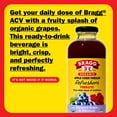 thumbnail image 3 of (2 pack) Bragg Apple Cider Vinegar Drink Organic Concord Grape Acai, 16 Oz, 3 of 12