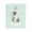 Mint Green, variant on Bizhua Home Textile Storage Small Album Mini Album 64 Pockets Pvc Photo Album, One Small Photo Album