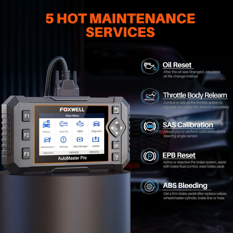 FOXWELL NT624 Elite OBD2 Scanner Full Systems Diagnostic Scan Tool