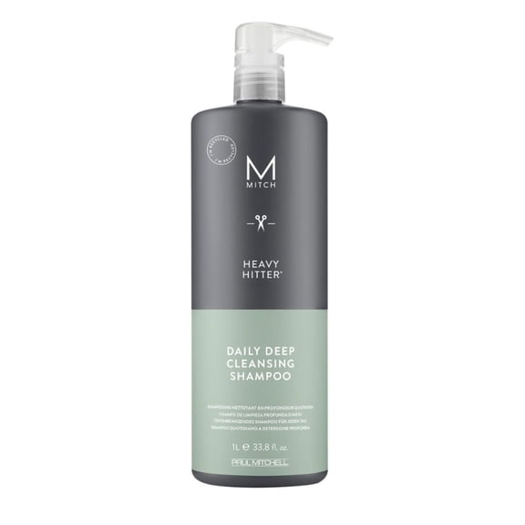 Mitch Heavy Hitter Deep Cleansing Shampoo by Paul Mitchell for Men - 33.8 oz