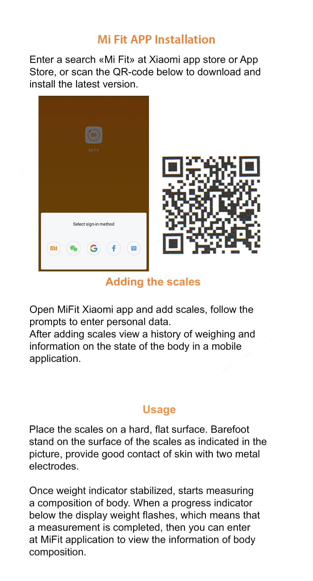 Xiaomi NUN4048GL 2nd Generation BMI Body Fat Mi Smart Body