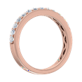 thumbnail image 2 of 1/4 Carat Diamond Wedding Band Ring in 14K Rose Gold(Ring Size 5.75) (SI1-SI2 Clarity), 2 of 5