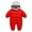 Red, variant on Fesfesfes Baby Kids Winter Hooded Romper Infant Outfits Set Snowsuit Athletic Bomb Style Jumpsuit Outfits Under 10$