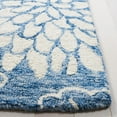 thumbnail image 3 of SAFAVIEH Jardin Clara Floral Wool Runner Rug, Blue/Ivory, 2'3" x 9', 3 of 8