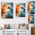 thumbnail image 4 of Designart "Beach Photo Coastal Expressions VI" Nautical & Beach Floater Framed Wall Art Living Room, 4 of 7