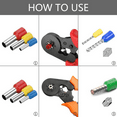thumbnail image 3 of Wire Ferrules Connector Terminals Kit 1200PCS Assortment Ferrule Kit Insulated Cord Pin End, 3 of 5