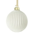 thumbnail image 4 of 4 Count White Ceramic Christmas Ornaments, by My Texas House, 4 of 6